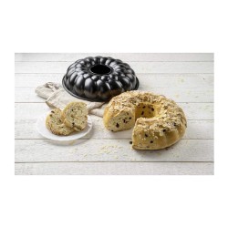 Zenker 6529 Black Örgü Desen Poğaça ve Ekmek Kalıbı, 32 cm - Thumbnail
