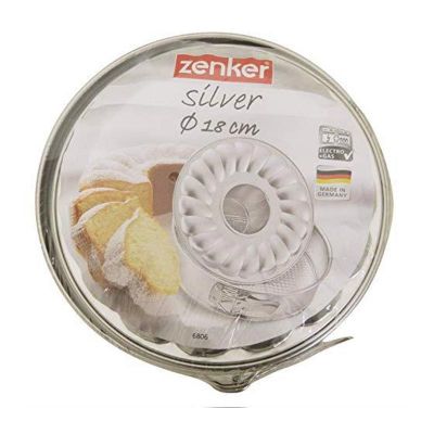 Zenker 6806 Silver Borulu Dilimli Kek Kalıbı, 18 cm - 2