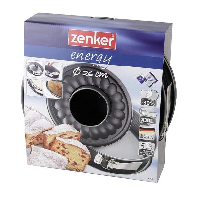 Zenker 6908 Borulu Çift Tabanlı Kelepçeli Kek Kalıbı, 26 cm - 2