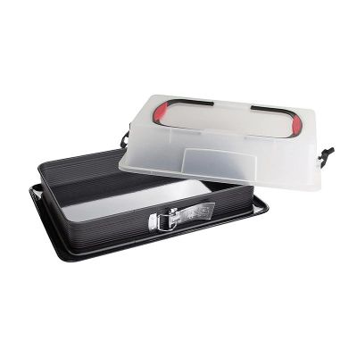Zenker 7023 Deluxe Kelepçeli Kapaklı Pişirme ve Taşıma Tepsisi, 43.5 cm - 1