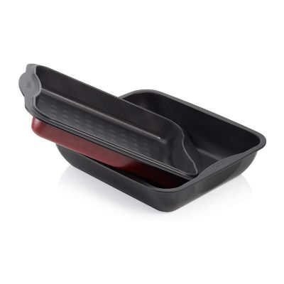 Zenker 7200 Special Cooking Kapaklı Emaye Fırın Tepsisi, 45x29 cm - 1