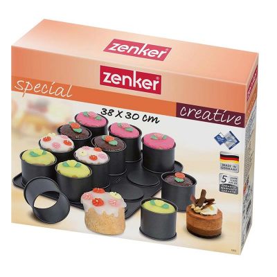 Zenker 7402 Mini Kek Kalıbı, 12 Adet - 2