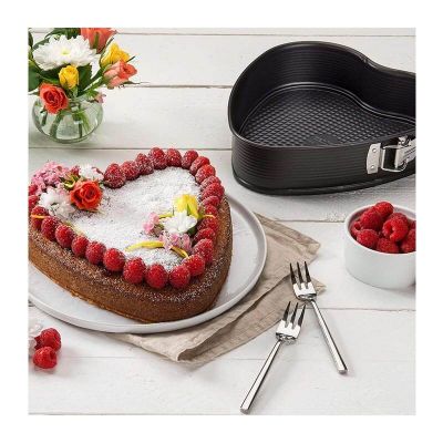Zenker 7410 Kelepçeli Kalp Kek Kalıbı, 26 cm - 3