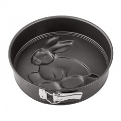 Zenker 7418 Special Creative Tavşan ve Kuzu Desenli Kelepçeli Kek Kalıbı, 26 cm - Thumbnail