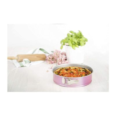 Zenker 7480 Creative Studio Kelepçeli Pişirme Kalıbı, 26 cm, Pembe - 2