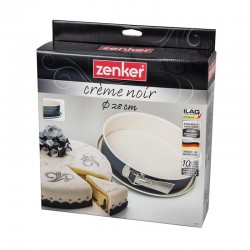 Zenker 7812 Creme Noir Kelepçeli Kek Kalıbı, 28 cm - Thumbnail
