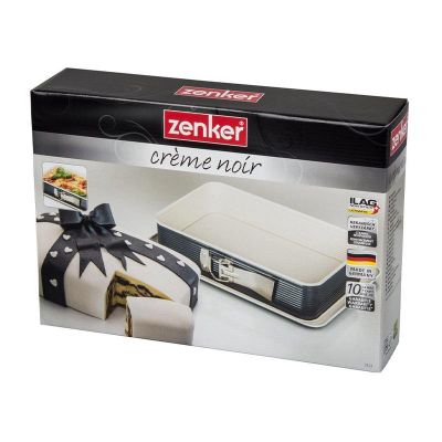 Zenker 7821 Creme Noir Dikdörtgen Kelepçeli Pişirme Kalıbı, 32x22 cm - 2