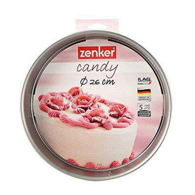 Zenker 9150 Candy Ilag Kelepçeli Kek Kalıbı, 26 cm, Pembe - 2