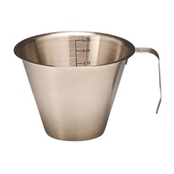 Zicco 3026-2 ميزان سائل فولاذي، 250 مل - Zicco