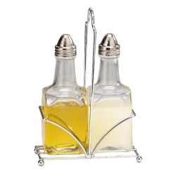 Zicco 9611 Oil and Vinegar Holder with Stand, 2 pcs, 130 cl - Zicco