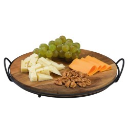 Zicco CH-0030 Деревянная подставка для витрин, металлическая ножка, 31 см - Zicco