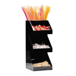 Zicco ZCP-814 Çok Amaçlı Akrilik Teşhir Standı, 3 Katlı, 20x20x48 cm - Zicco