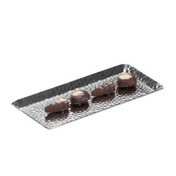 Zicco CPY.3 Steel Chocolate Display Tray, 9.5x19.5 cm - Zicco