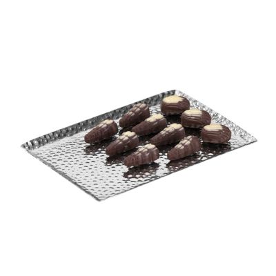 Zicco CPY.1 Çelik Çikolata Teşhir Tepsisi, 15x23 cm - 1