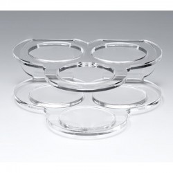 Zicco Daisy Sauce Pot Stand for ZCP408, 3 pcs, Acrylic - Zicco