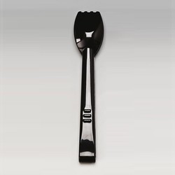 Zicco PDFSA Dişli Polikarbon Maşa, 23 cm, Siyah - Zicco