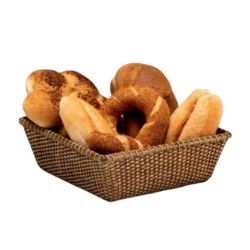 Zicco JF-019-2B Ratten Bread Basket, 29x29 cm - Zicco