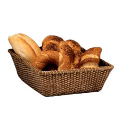 Zicco JF019-3B Ratten Bread Basket, 32.5x26 cm - Zicco