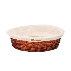 Zicco JN-20985 Daire Ekmek Sepeti, 45x11 cm, Koyu Renk - Zicco