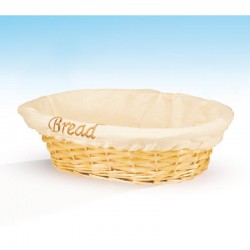 Zicco JN-23132 Oval Bread Basket, 28x21x9 cm, Light Colour - Zicco