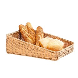 Zicco JQ-2022 Inclined Plastic Bread Basket, Plastic, 46x32x13x6 cm - Zicco