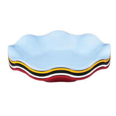 Zicco K-1043 Melamin Papatya Teşhir Tabağı, 45x7 cm, Beyaz - 1