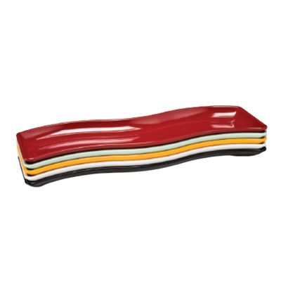 Zicco K-1071 S Model Melamin Teşhir Tabağı, 60x18x4 cm, Beyaz - 1
