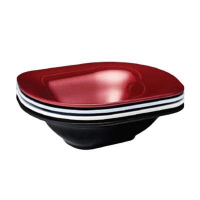 Zicco K-13061 Melamin Teşhir Kasesi, 26x30x8 cm, Kırmızı - 1