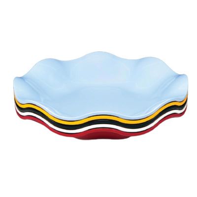 Zicco K-1403 Melamin Papatya Teşhir Tabağı, 45x7 cm, Kırmızı - 1