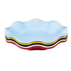 Zicco K-1403 Melamine Daisy Display Plate, 45x7 cm, Blue - Zicco