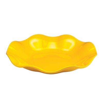 Zicco K-1403 Melamine Daisy Display Plate, 45x7 cm, Yellow - Zicco