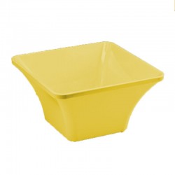 Zicco K-1407 Миска меламиновая угловая, 27x27x14,5 см, желтая - Zicco