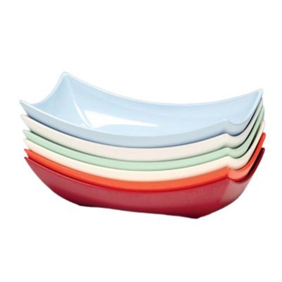 Zicco K-1523 Melamin Teşhir Tabağı, 14.5x28 cm, Mavi - 1