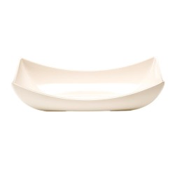 Zicco K-1923 Melamine Display Plate, 38x19x7 cm, White - Zicco