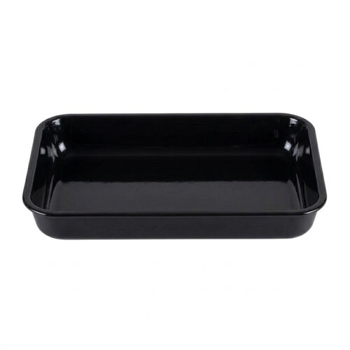 Zicco K-1994 Angular Melamine Display Plate, 38x28.5x6 cm, Black - Zicco