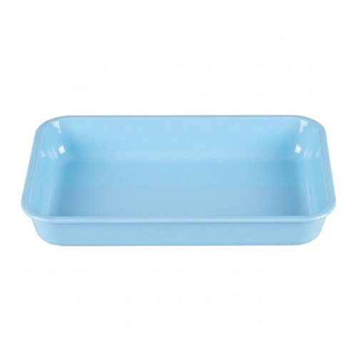 Zicco K-1994 Angular Melamine Display Plate, 38x28.5x6 cm, Blue - Zicco