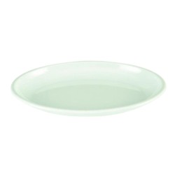 Zicco K-2004 Round Melamine Display Plate, 45.5x3 cm, White - Zicco