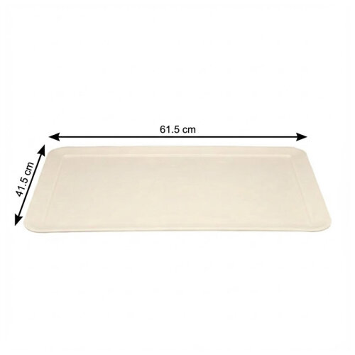 Zicco K-2005 Melamin Teşhir Tepsisi, 61.5x41.5 cm, Krem - 2