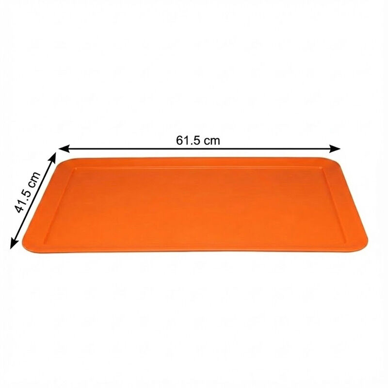 Zicco K-2005 Melamin Teşhir Tepsisi, 61.5x41.5 cm, Turuncu - Zicco