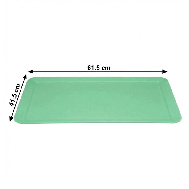 Zicco K-2005 Melamin Teşhir Tepsisi, 61.5x41.5 cm, Yeşil - Zicco