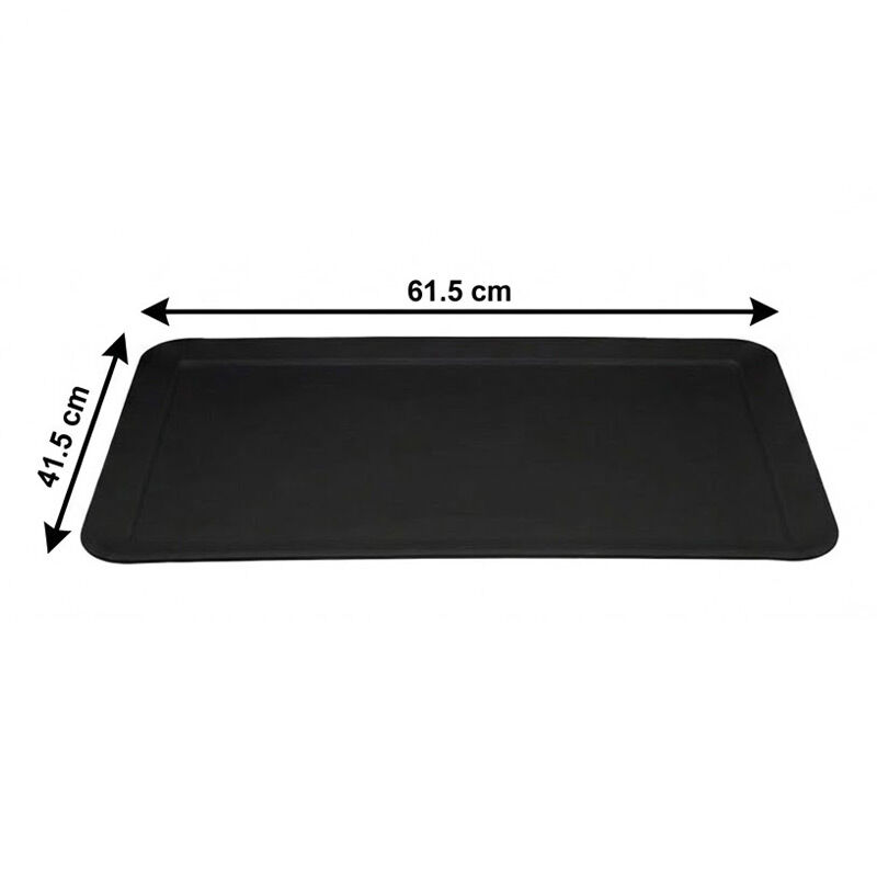 Zicco K-2005 Melamine Display Tray, 61.5x41.5 cm, Black - Zicco