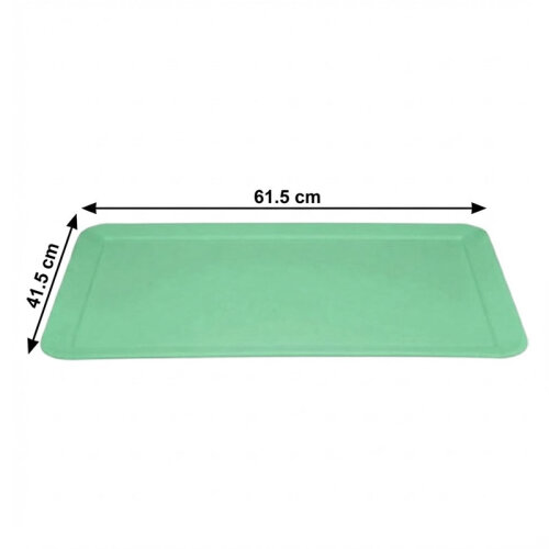 Zicco K-2005 Melamine Display Tray, 61.5x41.5 cm, Green - 2