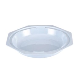 Zicco K-2008 Octagonal Melamine Bowl, 43x6 cm, Blue - Zicco