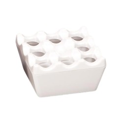 Zicco K-2012 Пепельница меламиновая, 9x9x4,5 см, белая - Zicco
