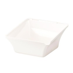 Zicco K-2013 وعاء عرض ميلامين، 22 × 22 × 8 سم، أبيض - Zicco