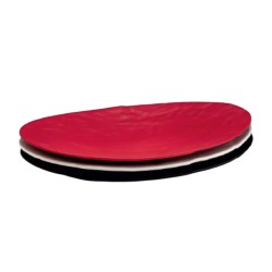 Zicco K-2018 Melamine Display Plate, 43.5x28 cm, Red - Zicco