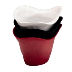 Zicco K-2019 Melamine Sauce Pot, 22x19.5 cm, Red - Zicco