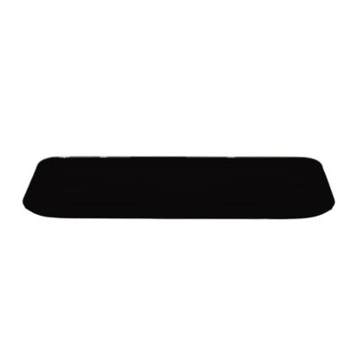 Zicco K-2028 Melamin Dikdörtgen Teşhir Tabağı, 21x51x4 cm, Siyah - 1