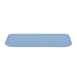 Zicco K-2028 Melamine Rectangular Display Plate, 21x51x4 cm, Blue - Zicco