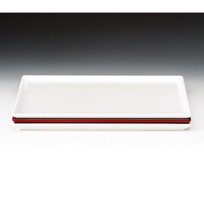 Zicco K-2045 Display Plate, Melamine, 25x35 cm, Red - Zicco